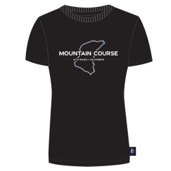 264 BLACK - MT. COURSE  LADIES  FITTED T-SHIRT 