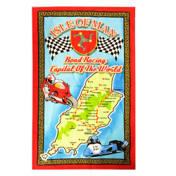 ROAD RACING  TEA-TOWEL MG 336