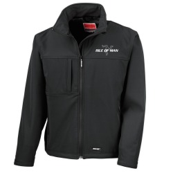Black Adults Result Softshell jacket  MESS 485