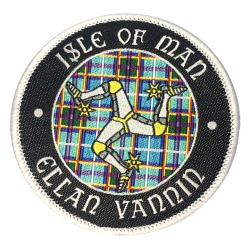 Isle of Man Tartan Ring Patch MG 091