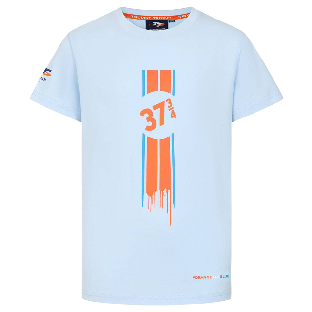 LIGHT BLUE KIDS STRIPE TEE - 1102K LB