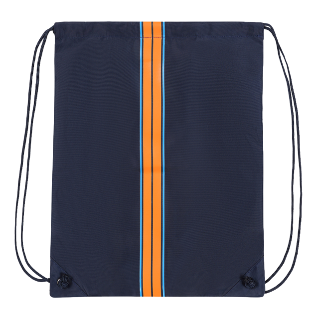 TT NAVY - STRIPE DRAWSTRING BAG  LAB 173