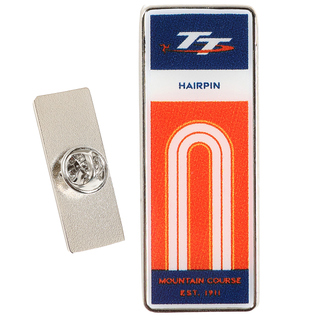 CORNER PIN BADGE - HAIRPIN  LAB 178