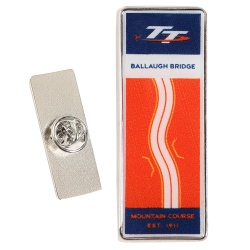 CORNER PIN BADGE - BALLAUGH BRIDGE  LAB 184