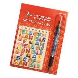 MANX NOTE PAD - PEN MG 192