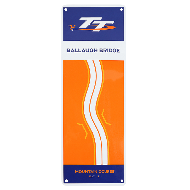 METAL SIGN - BALLAUGH BRIDGE LAB 194