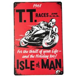 1961 TT  METAL WALL SIGN MG 962