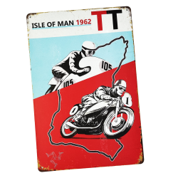 1962 TT  METAL WALL SIGN MG 658