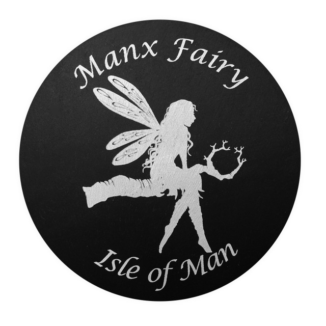 SMALL - SLATE COASTER - MANX  FAIRY MG 894 