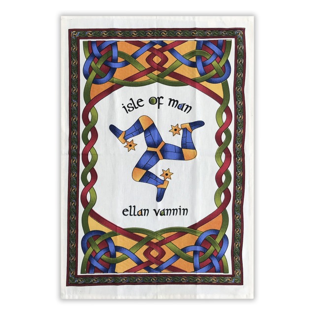 TEA-TOWEL - MANX CELTIC MG 648