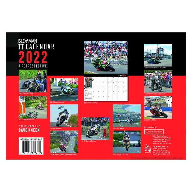 Isle of Man TT Calendar 2022 MG 370