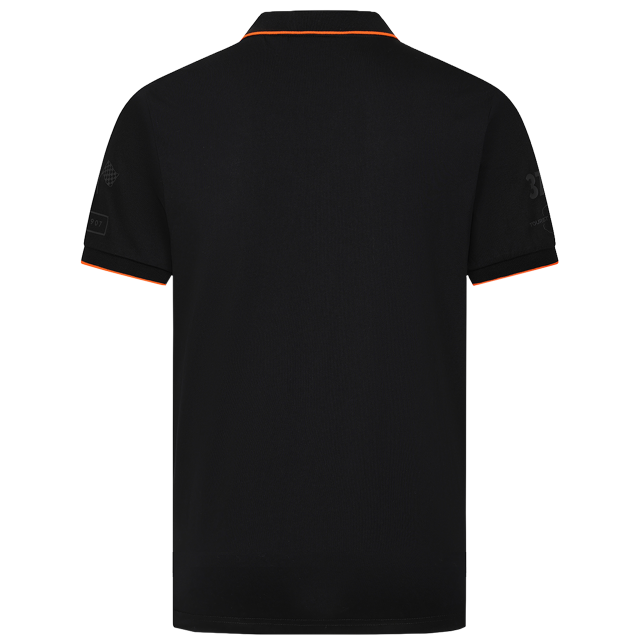 TT OFFICIAL BLACK/BLACK POLO - LAB 203