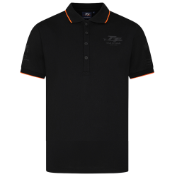 TT OFFICIAL BLACK/BLACK POLO - LAB 203