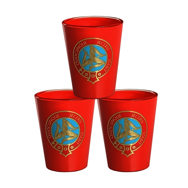 RED - BELT SHOT GLASS MG 204