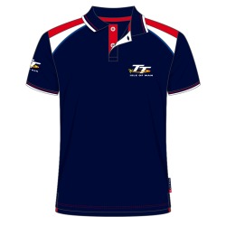 TT NAVY/RED/WHITE CONTRAST POLO 20AP1