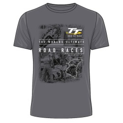 CHARCOAL - ROAD RACES - T-SHIRT 20ATS9-C