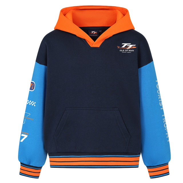 TT OFFICIAL KIDS NAVY HOODIE - LAB 215K