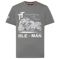 TT OFFICIAL CHARCOAL T-SHIRT - LAB 218