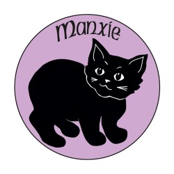 MANX CAT (MANXIE) -STICKER MG 454