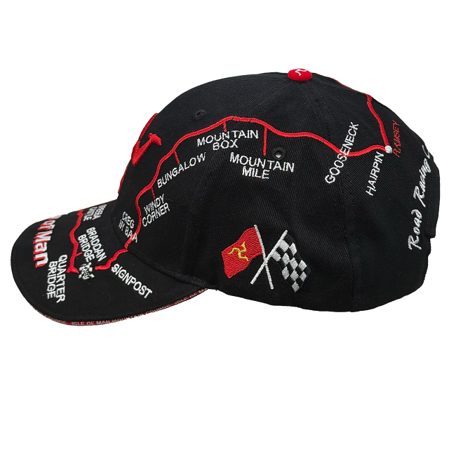 MOUNTAIN COURSE BLACK MAP CAP HBB 1
