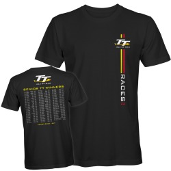 2022 TT RACES -LHB/STRIPE BLACK T-SHIRT 22ATS10
