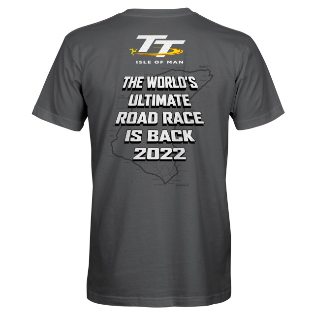  2022 'TT IS BACK'  - Charcoal T-Shirt 22ATS30C