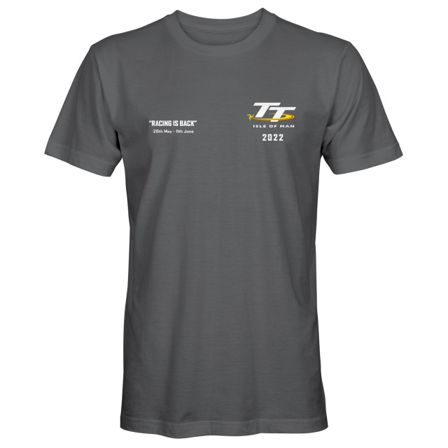  2022 'TT IS BACK'  - Charcoal T-Shirt 22ATS30C