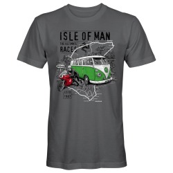 Isle of Man VW/BIKE Charcoal T-Shirt 22IOM17