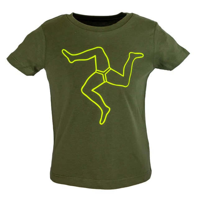 KHAKI 3 LEGS KIDS  T-SHIRT MKT 2224