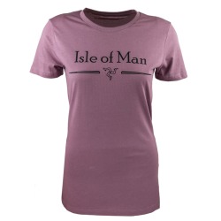 DUSTY PURPLE LADIES FASHION TEE LPT 2203