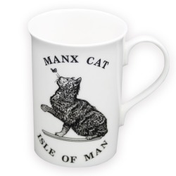 MANX CAT CHINA MUG - MG176