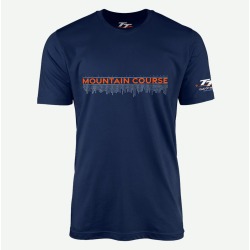 TT MT. COURSE CORNERS NAVY T-Shirt  23TT075