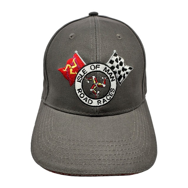 CROSS FLAGS GREY BASEBALL CAP MG 486