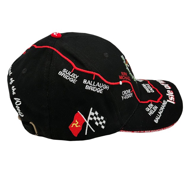 MOUNTAIN COURSE BLACK MAP CAP MG 478