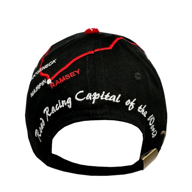 MOUNTAIN COURSE BLACK MAP CAP MG 478