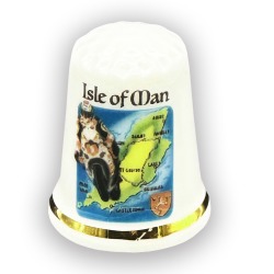 CERAMIC THIMBLE - ISLE OF MAN BIKE MG 461