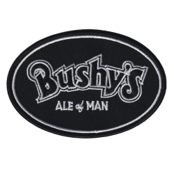 BUSHYS OVAL IRON/SEW PATCH MG 874