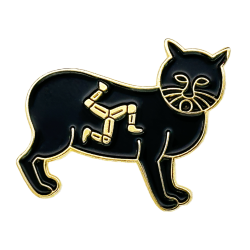 PIN BADGE - MANX CAT MG 101
