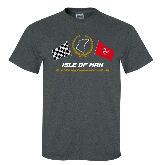CROSS FLAGS DARK HEATHER T-SHIRT 25ATS13