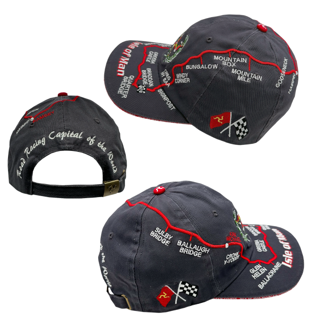 MOUNTAIN COURSE CHARCOAL MAP CAP MG 841