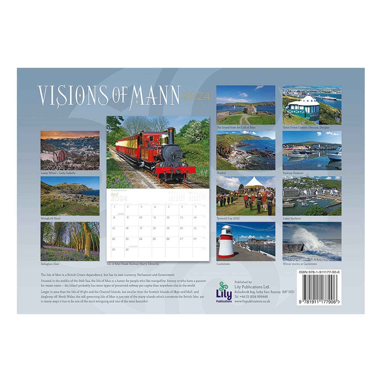 2024 Visions of Mann A4 Calendar MG 352 2024 Manx Calendars TT