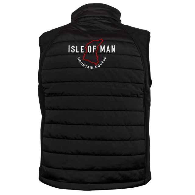 BLACK/RED RACING WINGS GILET 25 EMB3