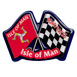 CROSSED FLAGS MAGNET MG 410