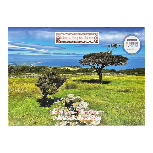 2025- ISLE OF MAN  DELUXE WALL CALENDAR  MG 556