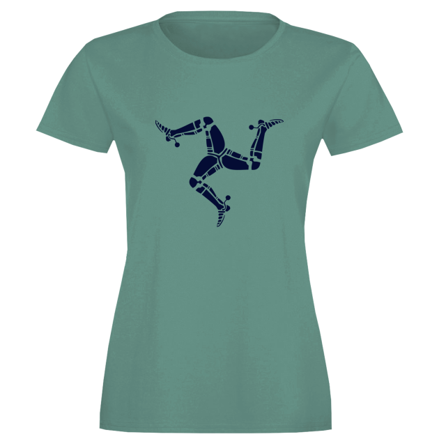 3LEGS - MINT GREEN LADIES T-SHIRT - 25LMT 10