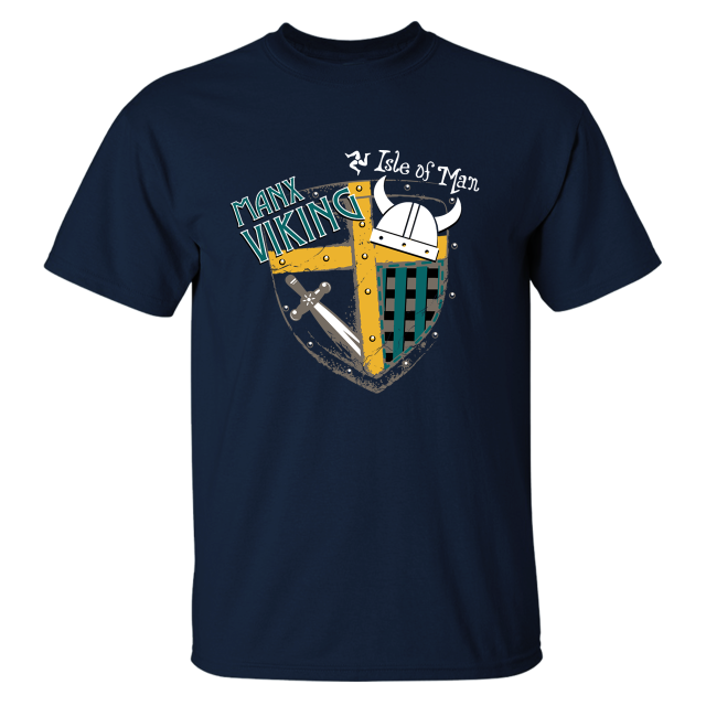 MANX VIKING - NAVY KIDS - TEE 25KTS13