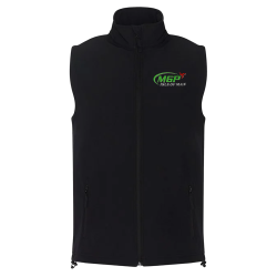 2025 - MANX GRAND PRIX-BLACK GILET SOFTSHELL  25MGP-BGS