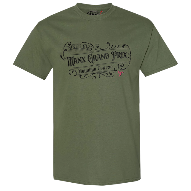 2025 - MANX GRAND PRIX- MT. GREEN T-SHIRT 25MGP-GT