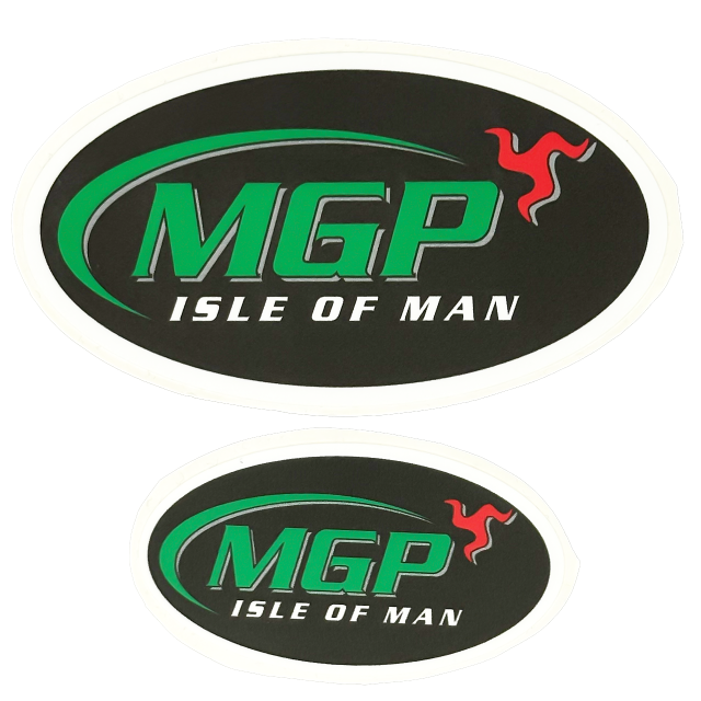MGP LOGO -BLACK STICKERS 25MGP-BST