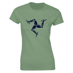 3LEGS - MINT GREEN LADIES T-SHIRT - 25LMT 10